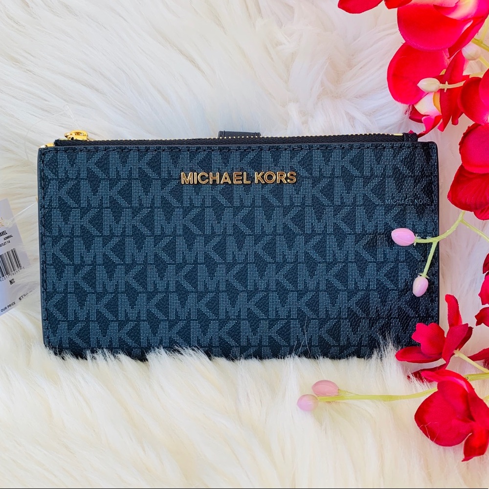 BNWT Michael Kors Double Zip Wristlet - Picture 2 of 5